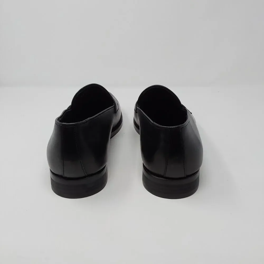Thursday Boot Co Lincoln Penny Loafers Men's 12 Black Leather Dress Shoes NIB